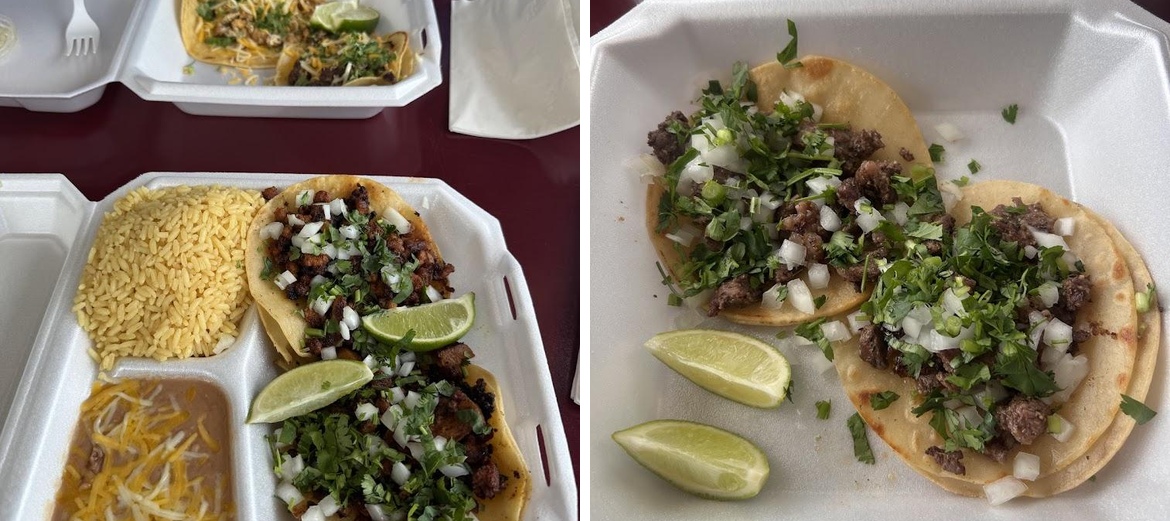 Alegria Taco Menu